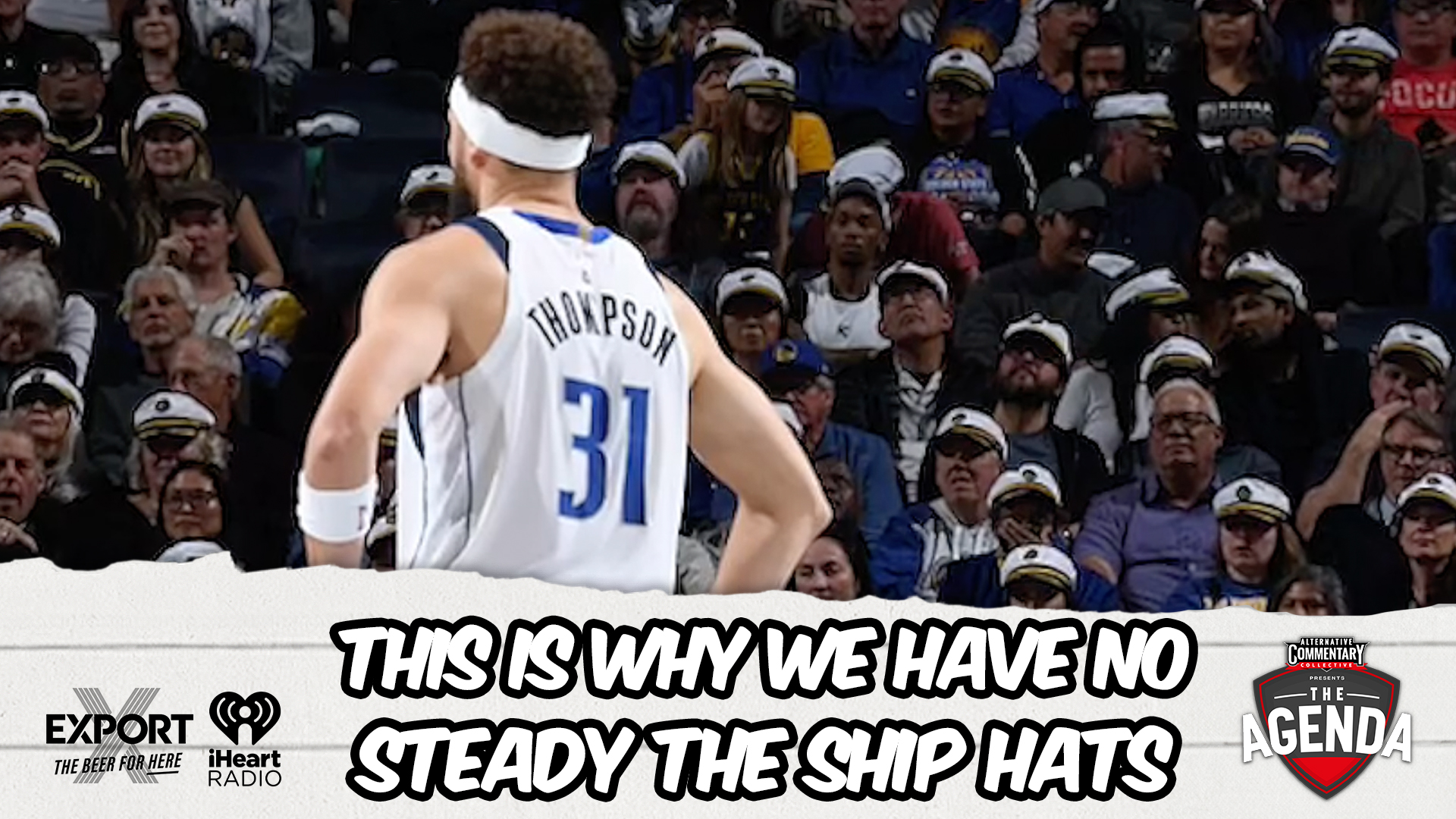 The Golden State Warriors took all our Steady The Ship Hats!