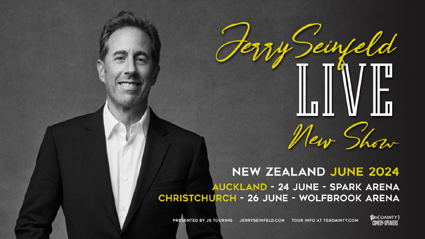 Radio Hauraki Presents Jerry Seinfeld live in NZ