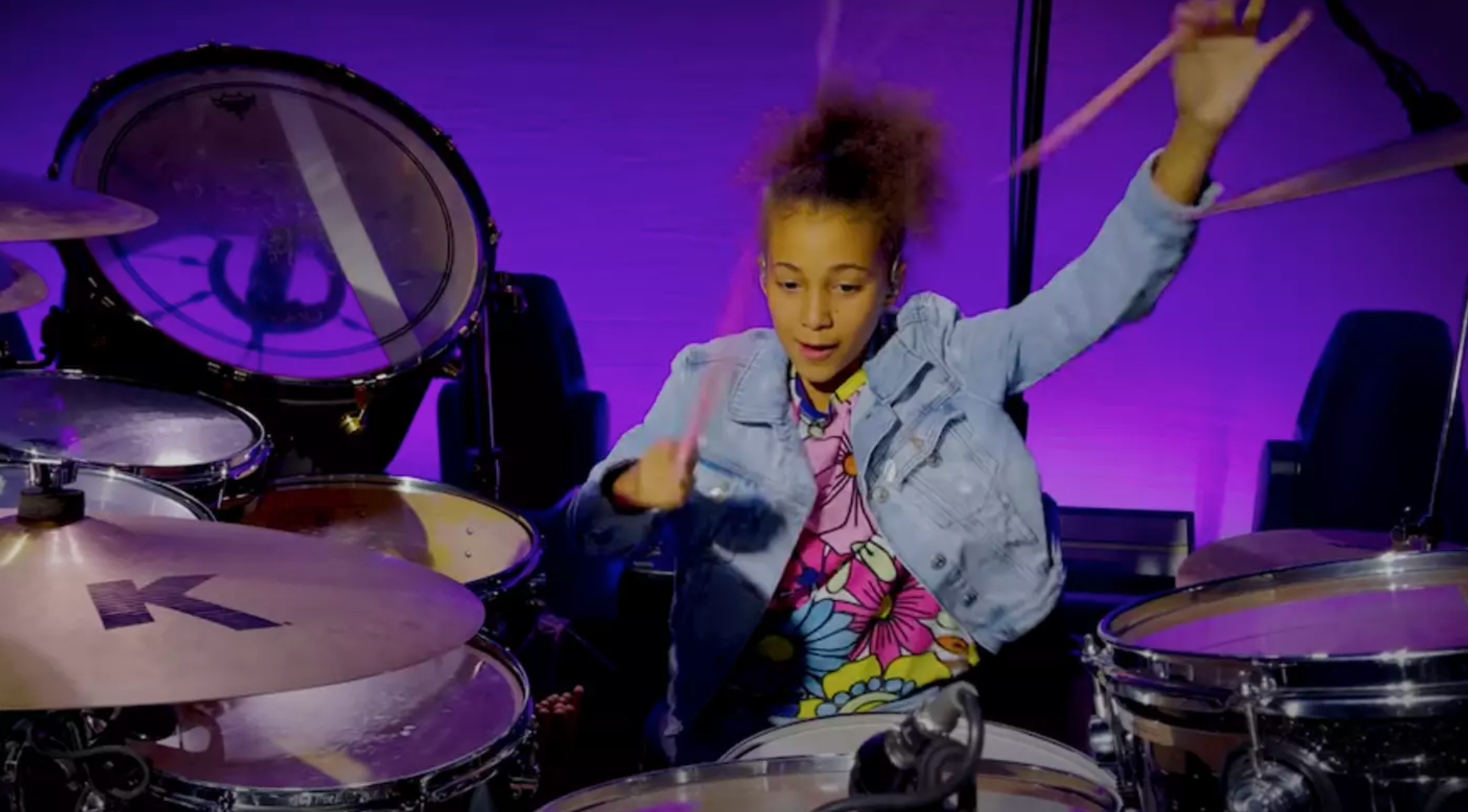 Nandi Bushell has a new drum battle opponent in Queen's Roger Taylor