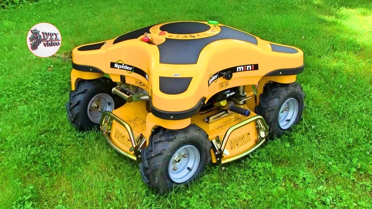 WATCH: Someone Built A Lawnmower That Cuts Grass With A Laser...