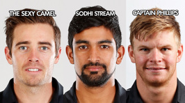 The official Blackcaps T20 squad nicknames vs the West Indies