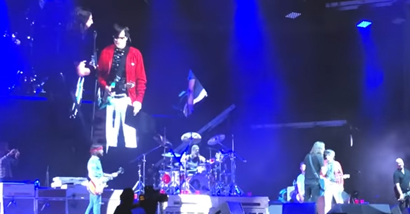 Watch Rivers Cuomo join the Foo Fighters to cover "Detroit Rock City" by Kiss