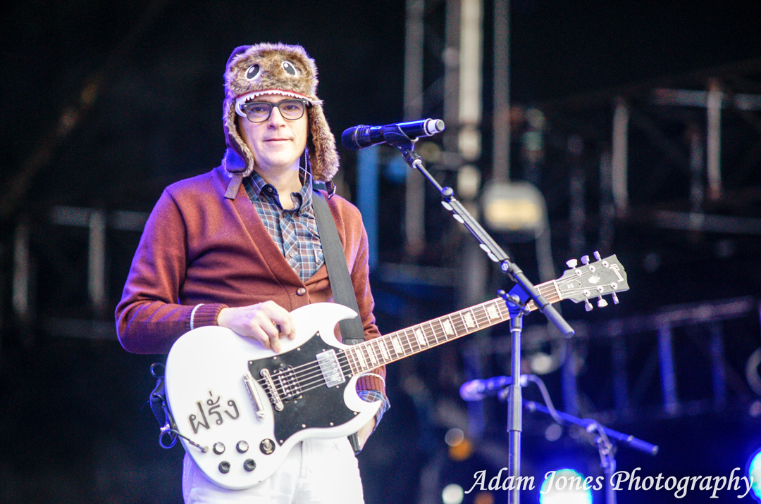 Photos of Weezer live in Auckland