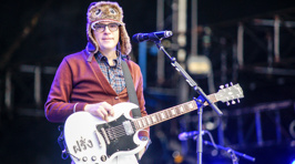 Photos of Weezer live in Auckland