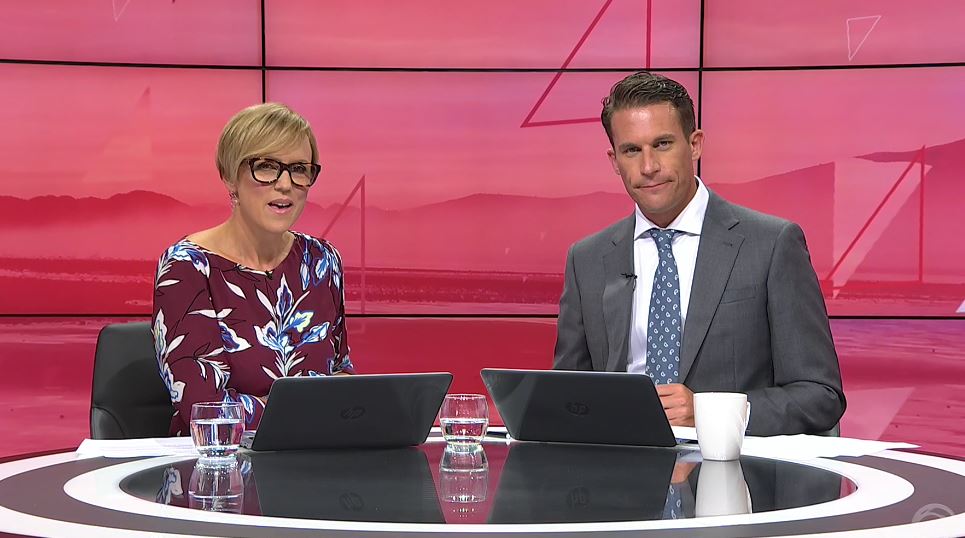 Jerry Wells slipped "finger blast" into Seven Sharp last night