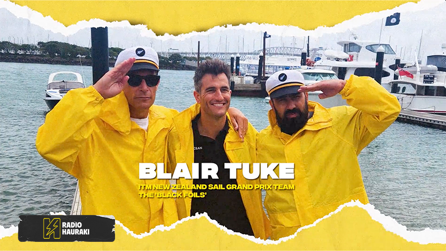 Jerry and Manaia go sailing with Blair Tuke!