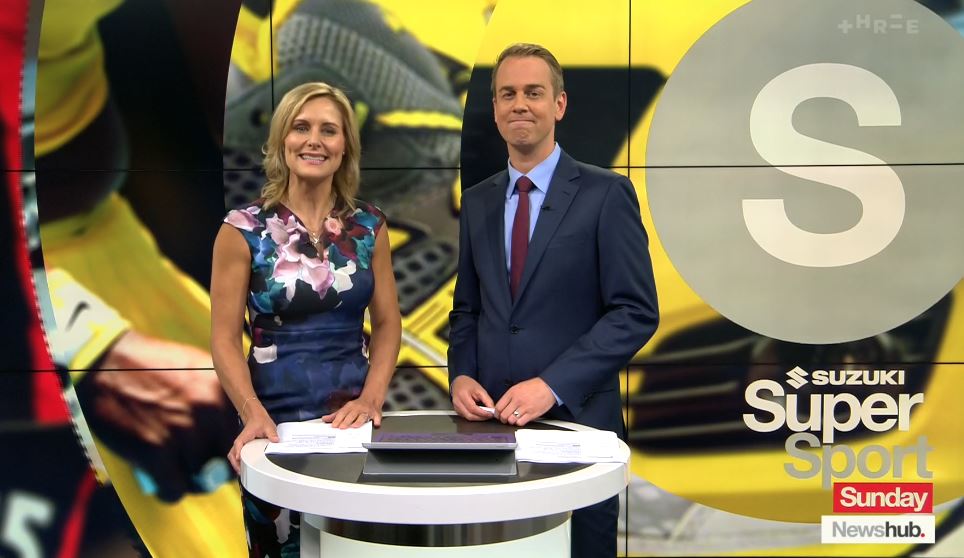 Newshub presenter drops "Boult in the pink, England in the stink" on TV