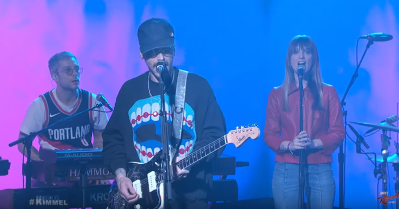 Watch Portugal. The Man play "Feel It Still" & "Live in the Moment" on Jimmy Kimmel Live