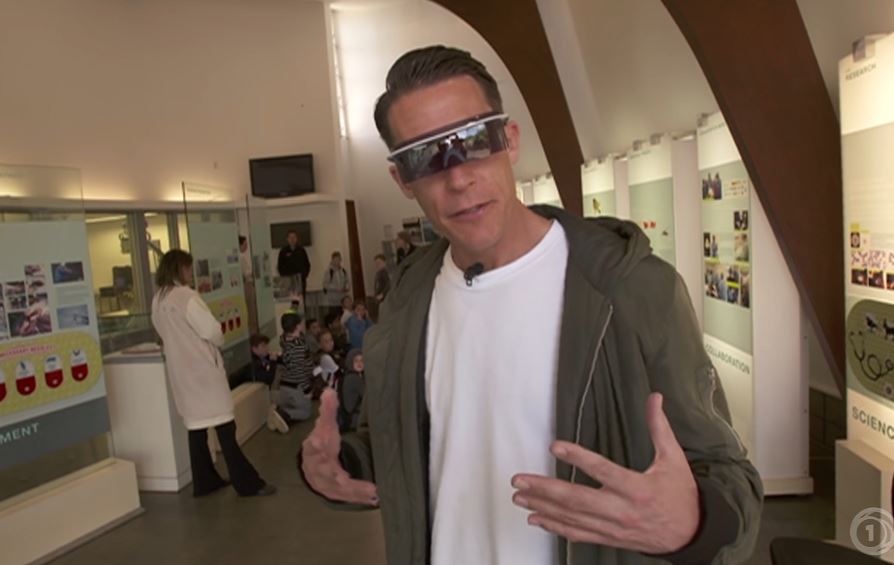 Jerry wore the greatest pair of Speed Dealers ever on Seven Sharp