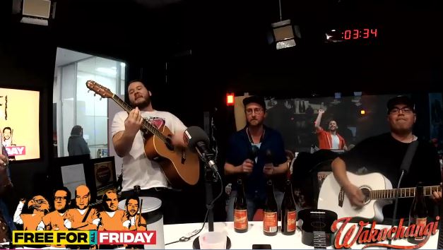 Watch the Free For All Friday Band cover "Sweet Caroline"