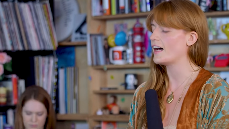 Watch Florence + the Machine live on NPR Music Tiny Desk Concert