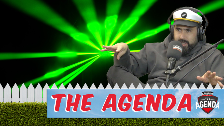 Manaia really hates laser Half-Time shows