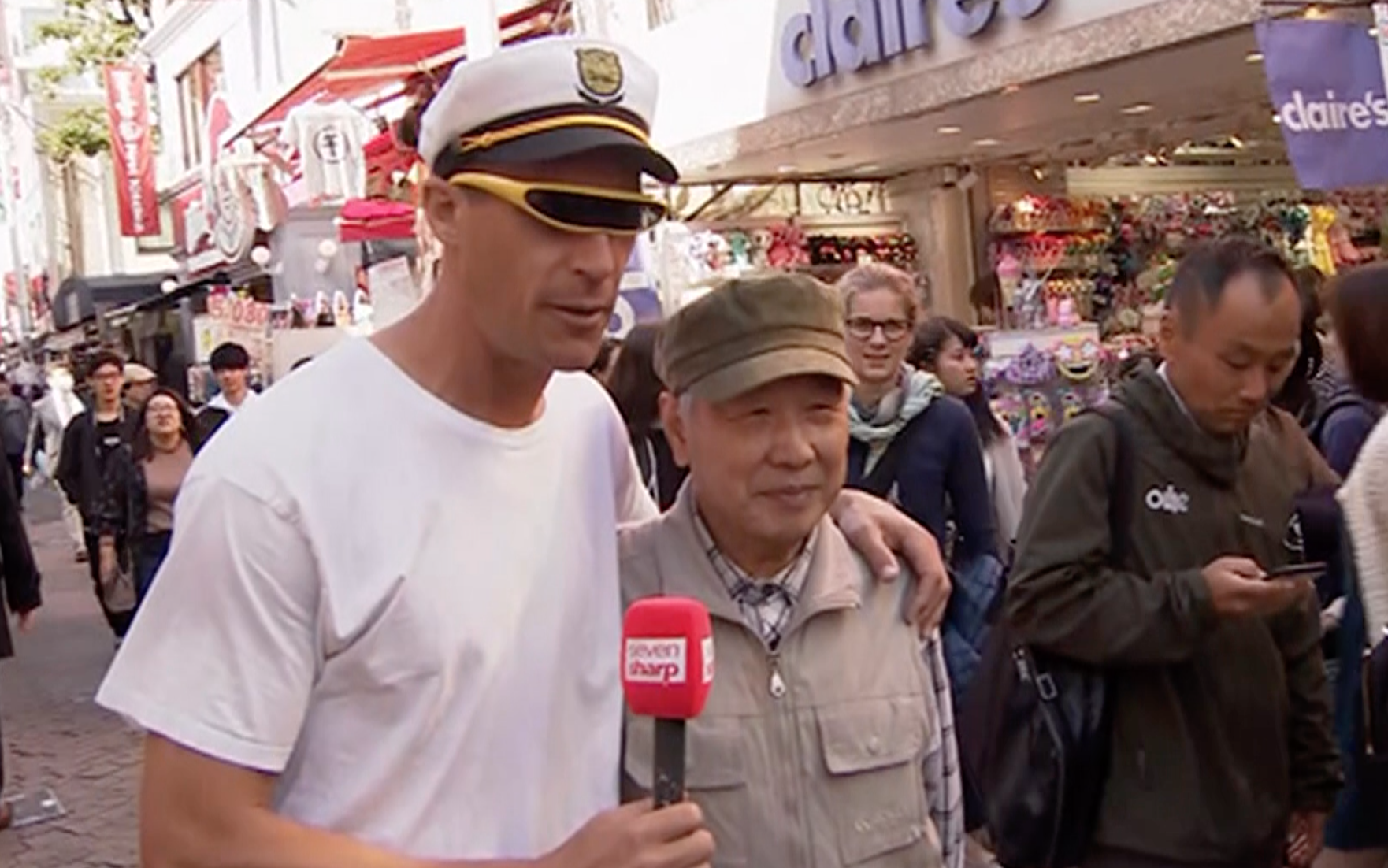 Jerry goes "Peak Tokyo" on Seven Sharp