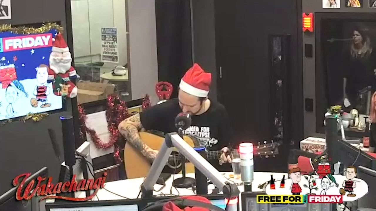 Frank Turner play live on Wakachangi Free For All Friday