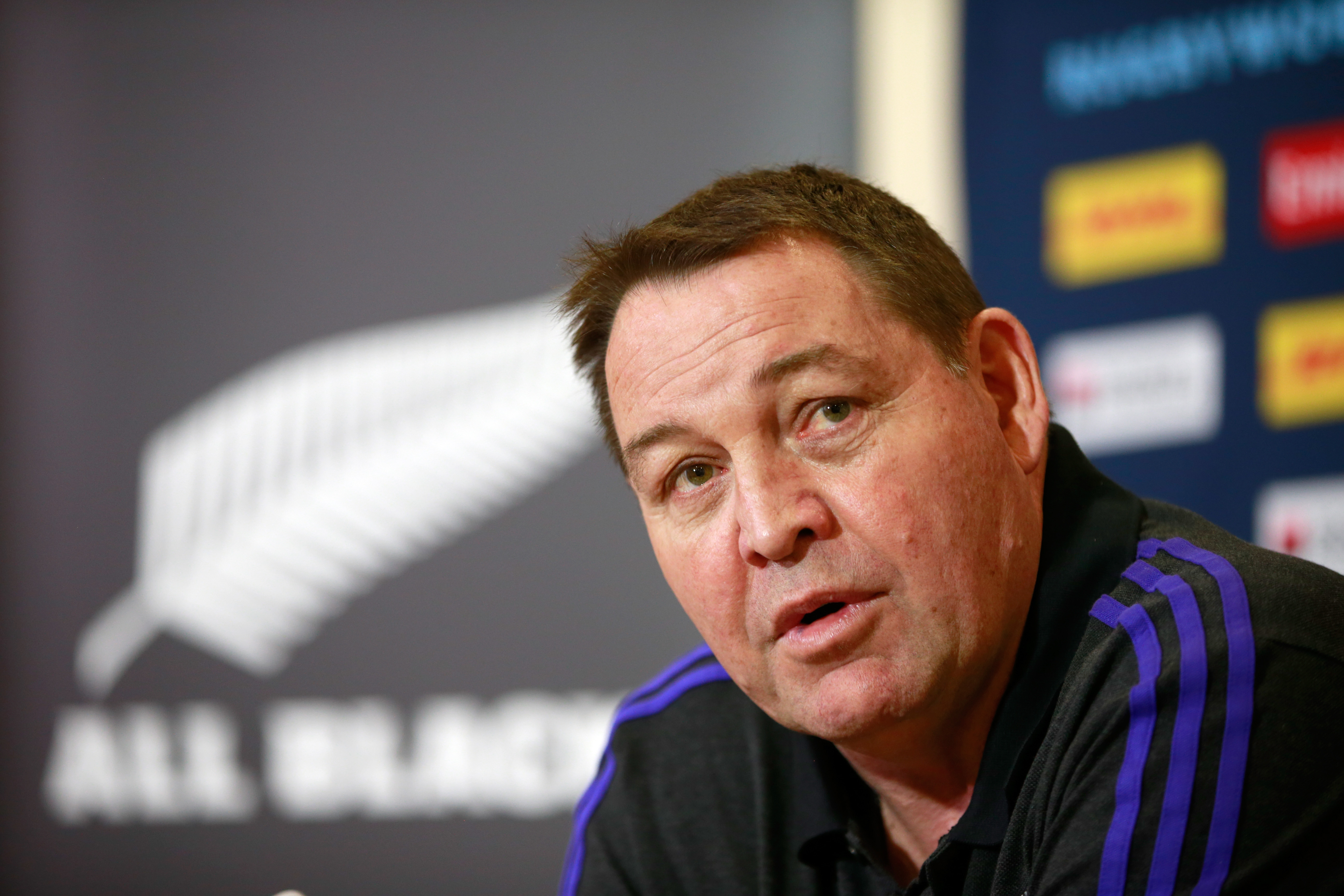 Exclusive footage of Steve Hansen announcing he's staying...