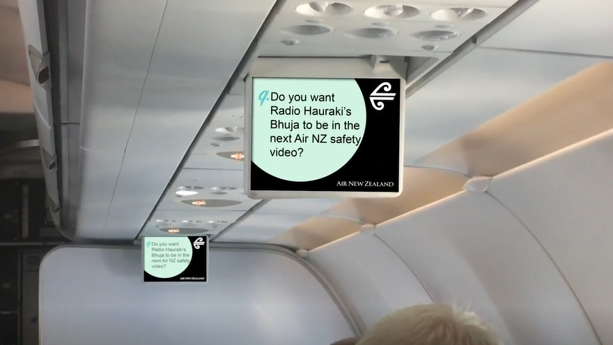 Bhuja now feature on Air NZ's in-flight quiz!