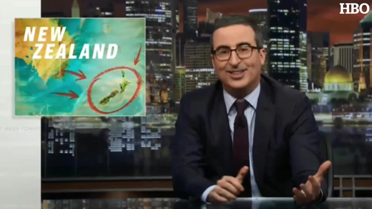 John Oliver takes shots at New Zealand once again!