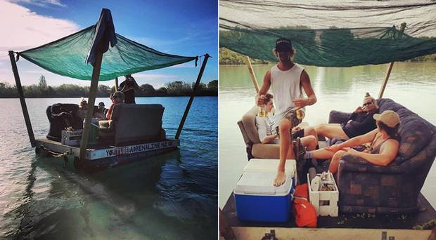 Canterbury lads build epic "bloke's dream" boat