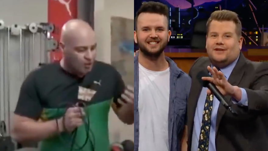 Leigh Hart on The Late Late Show with James Corden