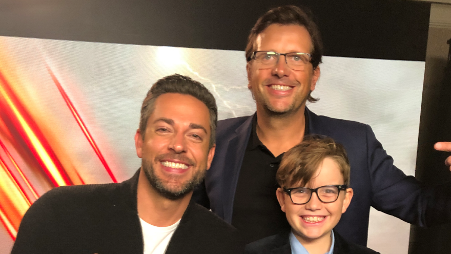 Watch Matt Heath's son Barry interview the stars of 'Shazam'