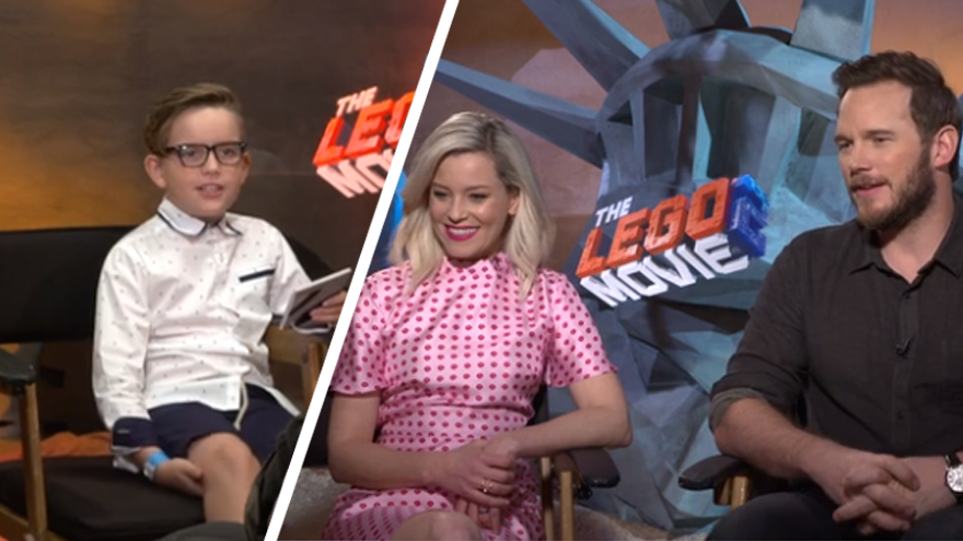 Watch Barry Heath go head to head with Chris Pratt, Will Arnett & the stars of 'Lego Movie 2'