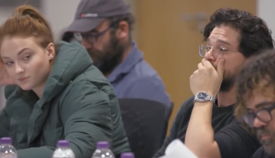 Watch the emotional moment Game of Thrones star discovers huge plot twist