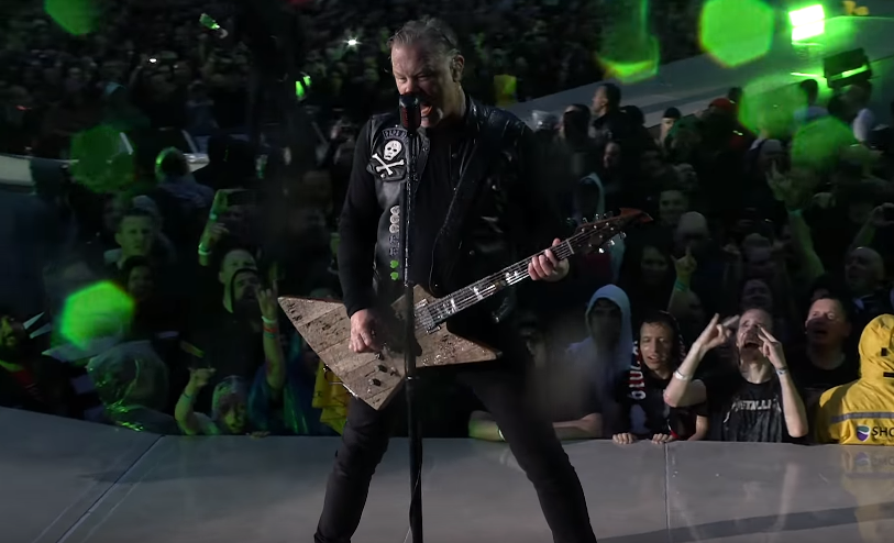 Watch Metallica crush "Master Of Puppets" live during a rain storm