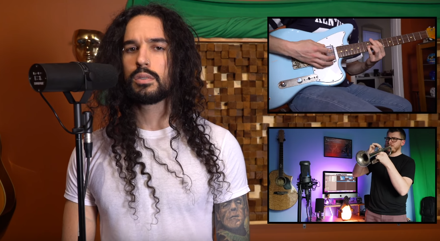 Listen to Metallica's "Enter Sandman" in the style of David Bowie