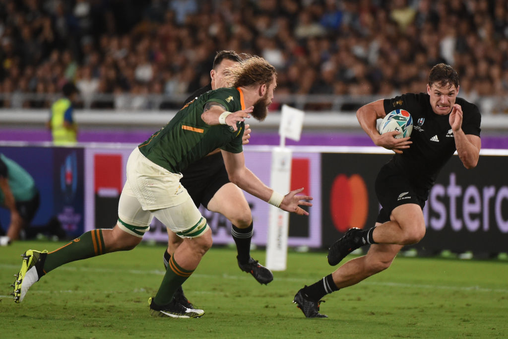 Watch this incredible 3D footage of George Bridge's try against South Africa