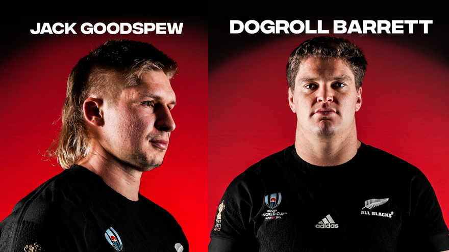 The ACC's official All Blacks RWC team nicknames vs England