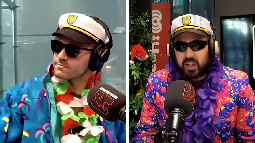 Matty & Manaia "jazz up" the news