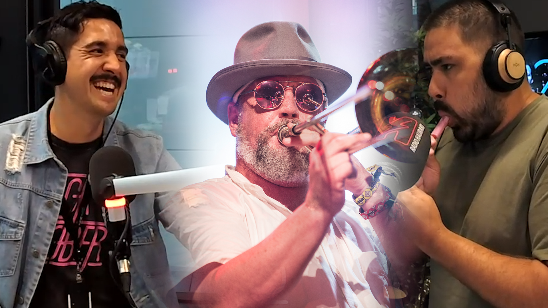 Manaia performs "Slings & Arrows" on a lollipop to Joe Lindsay from Fat Freddy's Drop