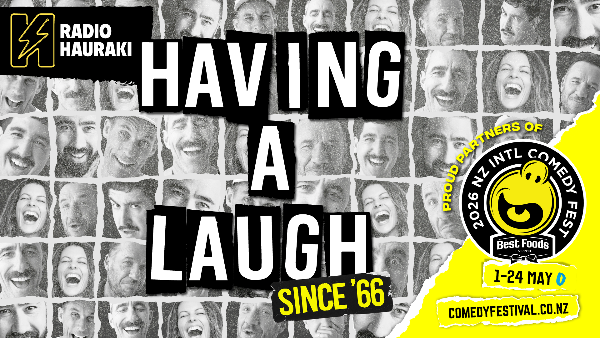 Radio Hauraki presents The NZ International Comedy Festival 2026!