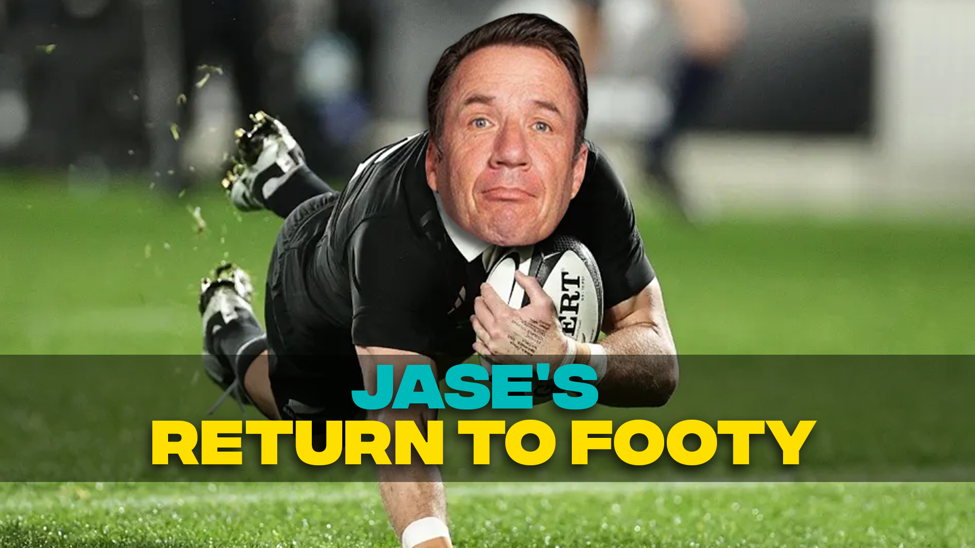Watch: Who wants to see Jase get rolled on the footy field?