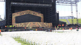 The Rolling Stones Stage Set Up