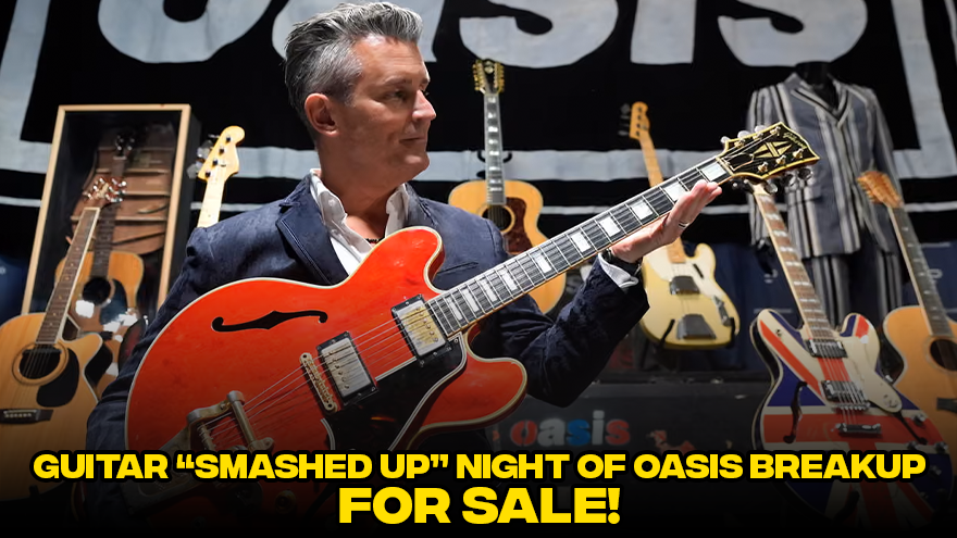 Somehow smashing the Guitar helped the value!