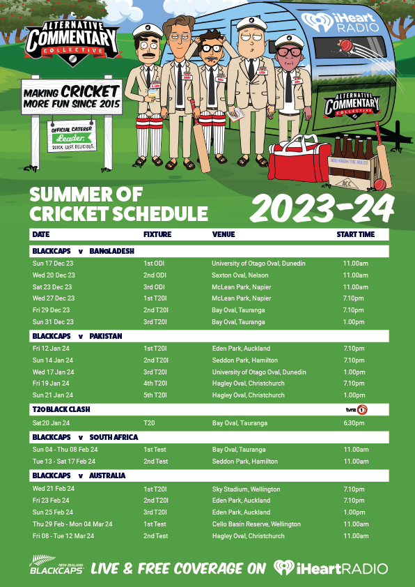 Black caps top tv coverage