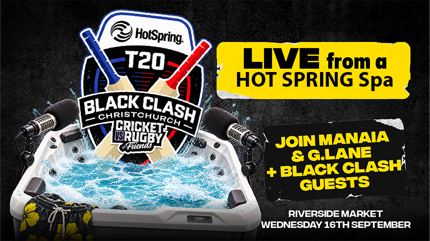 Black Clash Breakfast Broadcast - LIVE in Christchurch!