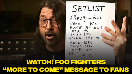 Foo Fighters share "Message to Fans" joke AI video