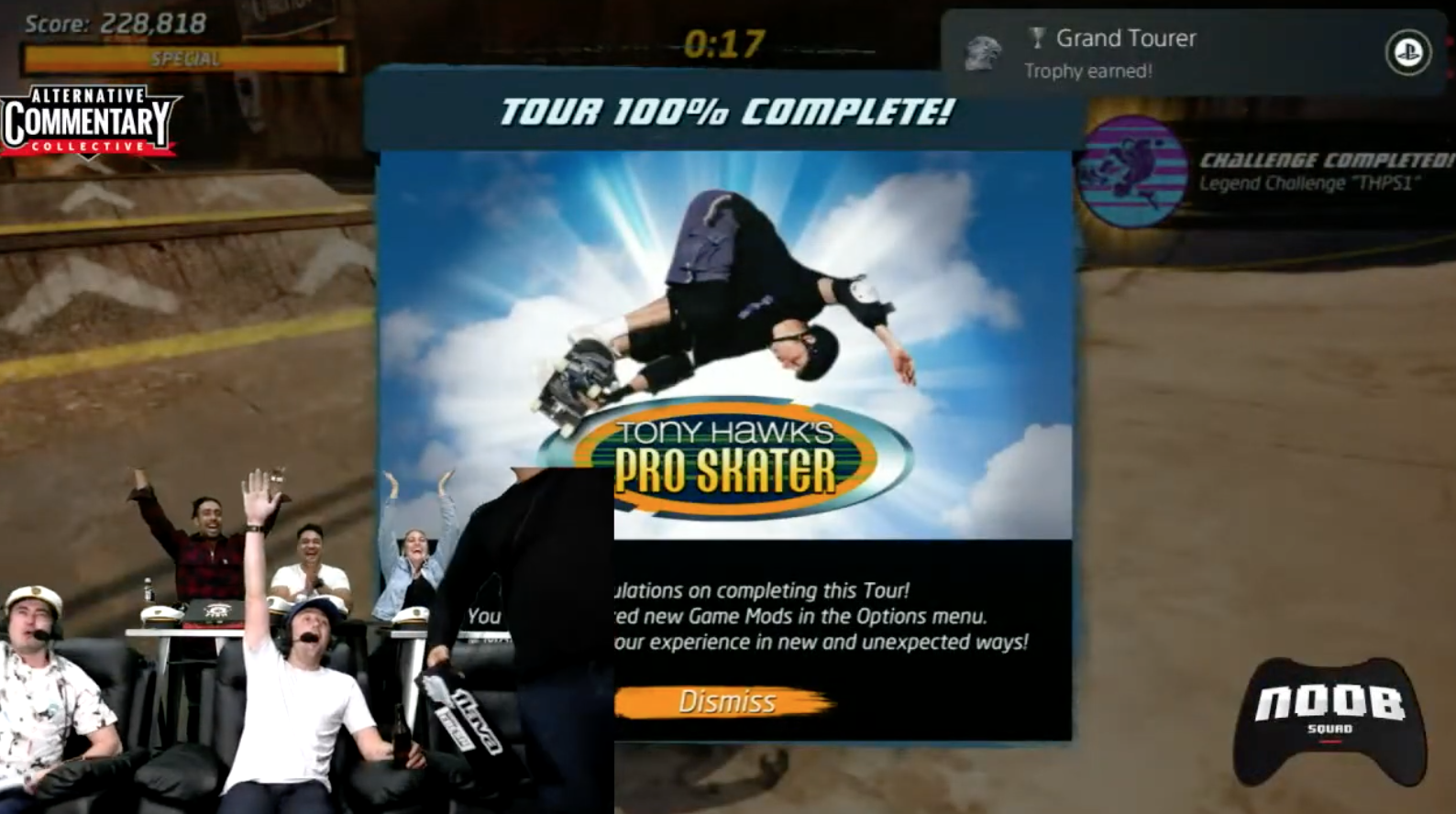 The final moments of 'No Sleep Til Completion - Tony Hawk's Pro-Skater'