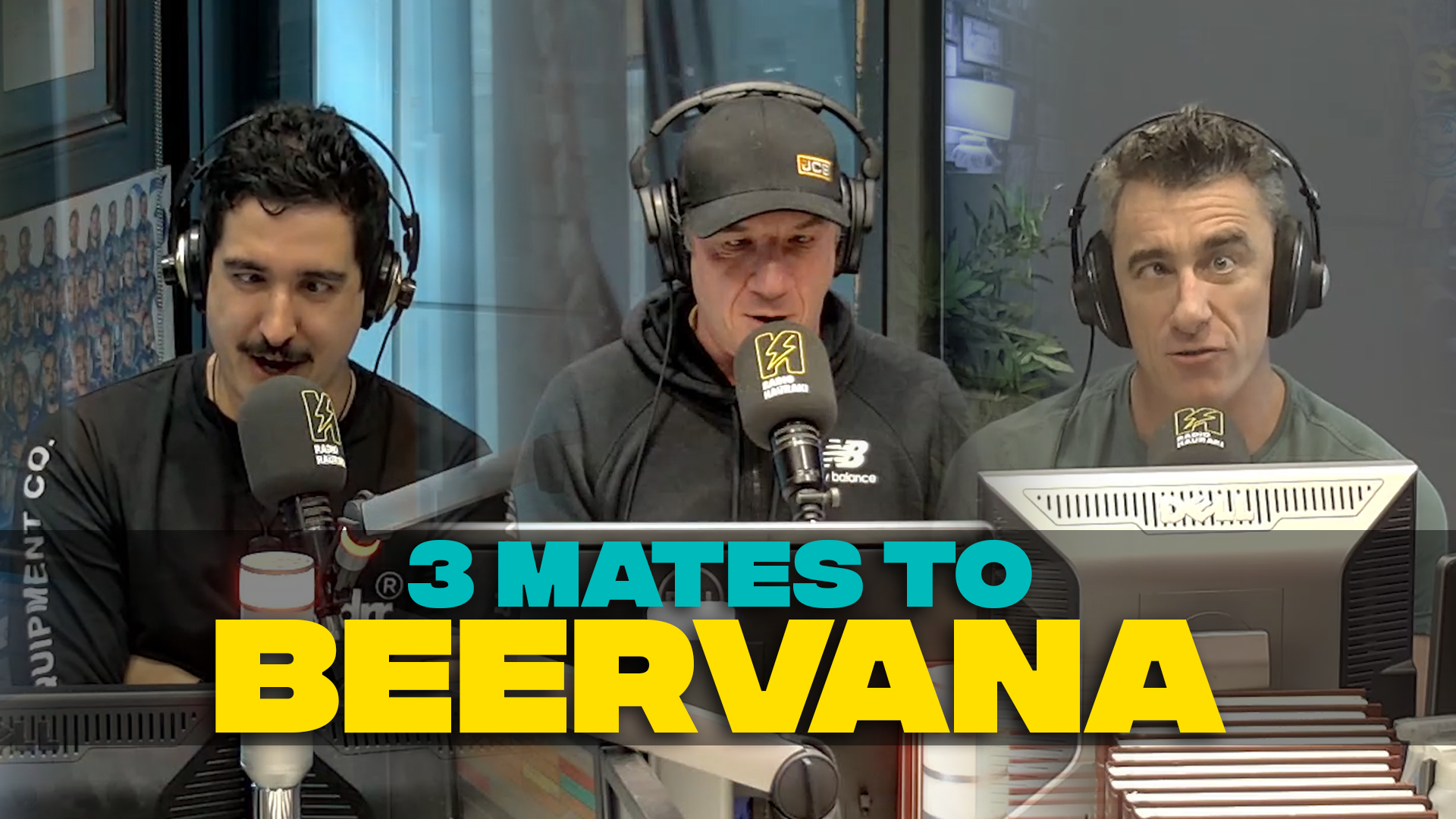 Jase, Mike & Keyzie go full cross-eyed live on air