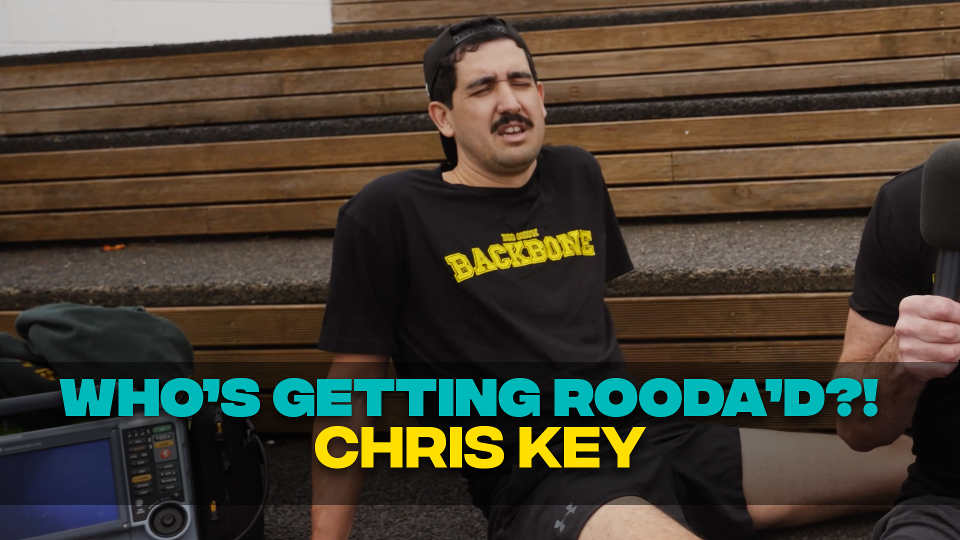 Watch: Hate to kick someone while they're down..