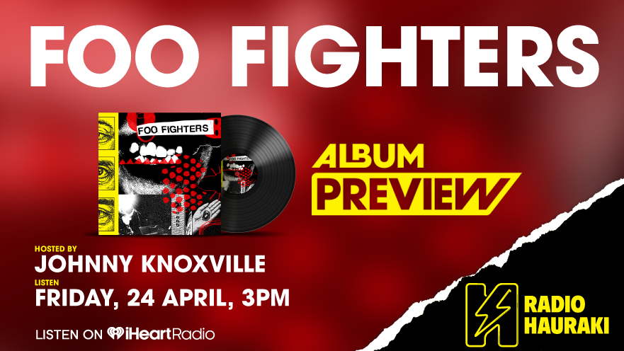 iHeartRadio Album Preview with Foo Fighters and Johnny Knoxville!