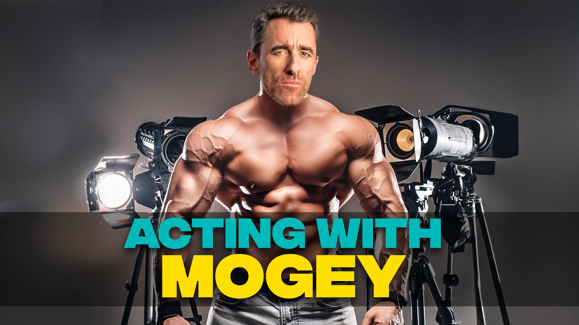 Acting with Mogey...