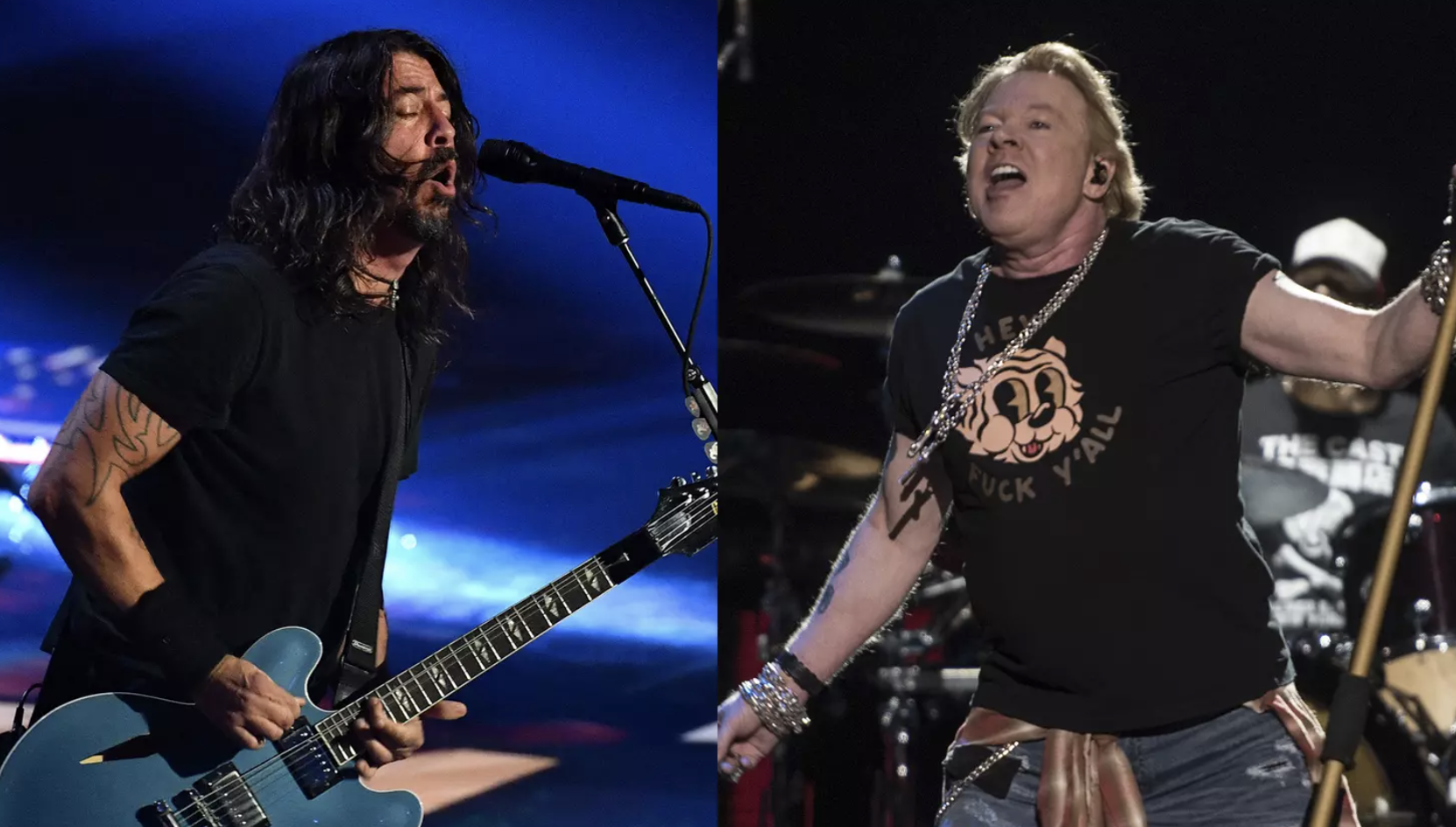 Watch Guns N' Roses perform "Paradise City" with Dave Grohl in Napa Valley