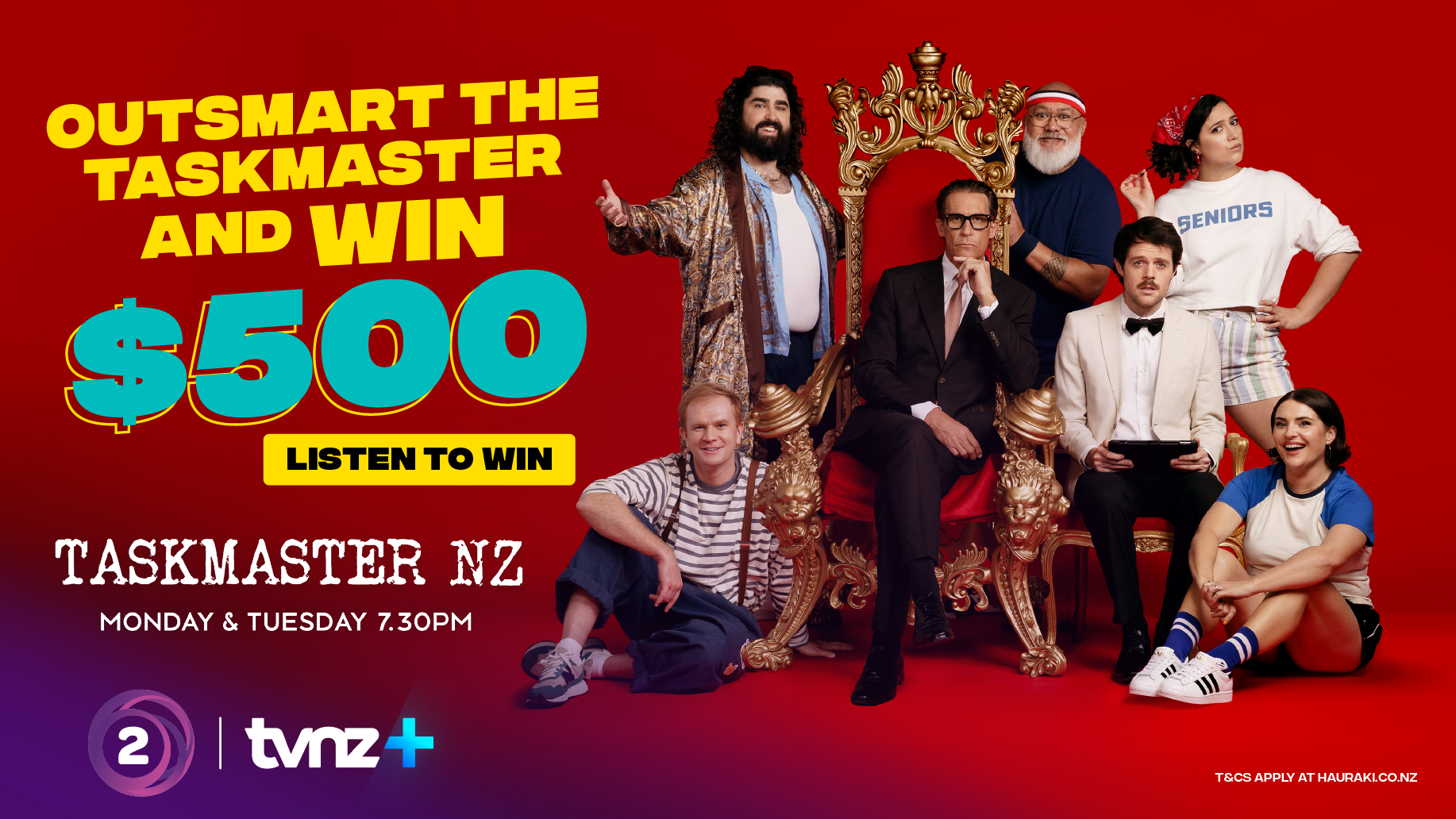 Outsmart the Taskmaster and win $500!
