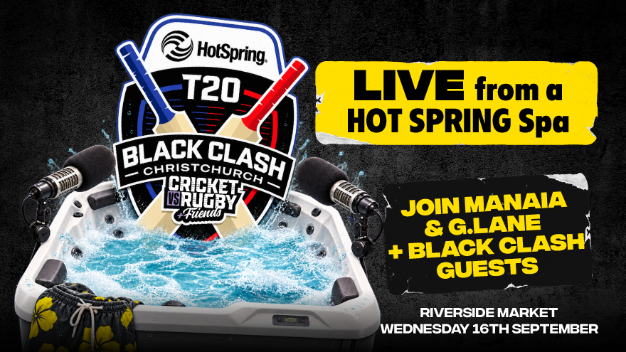 Black Clash Breakfast Broadcast - LIVE in Christchurch!