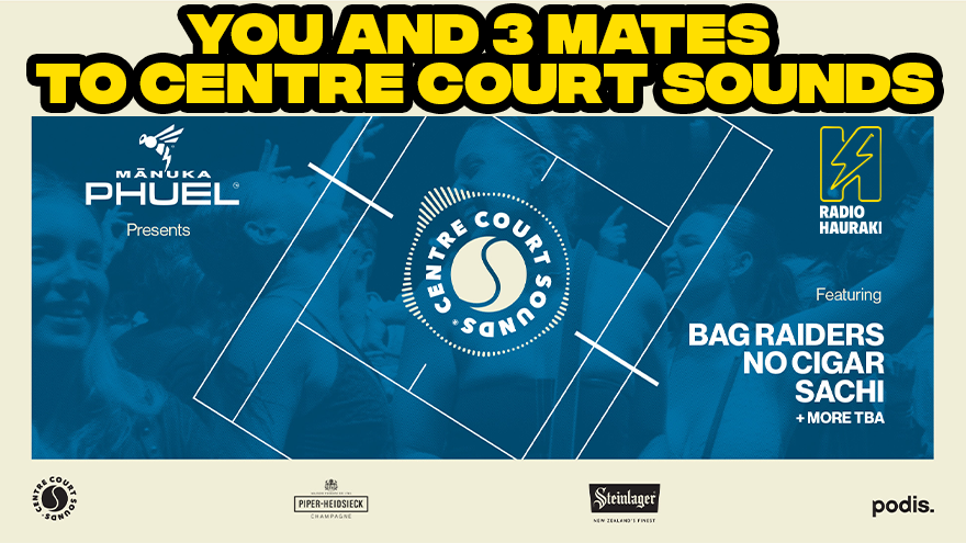 You and 3 Mates To Centre Court Sounds