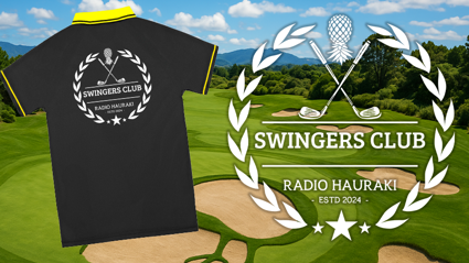 Get your own Radio Hauraki Swingers Club Polo!