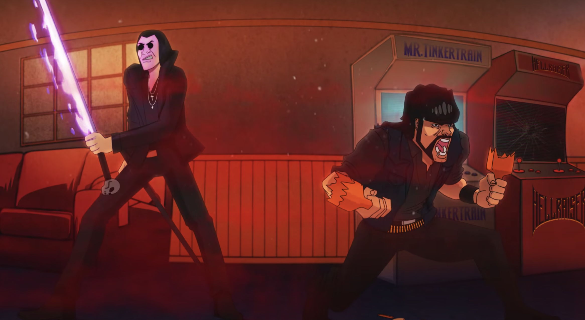 Watch Lemmy & Ozzy fight aliens in the new video for "Hellraiser"